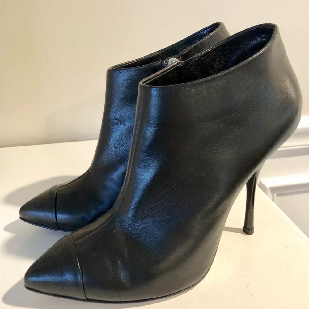 SOLD! Giuseppe Zanotti Leather Ankle Boots US 8-8.5 Eu39 - Picture 7 of 11